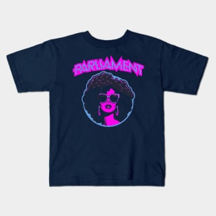 Retro Parliament Funkadelic Retro Afro Rock Music Satire 70's Kids T-Shirt